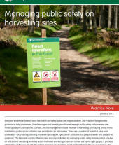 Managing Public Safety on Harvesting Sites